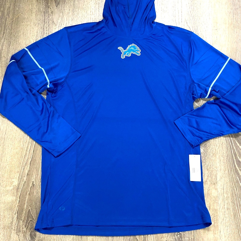 Detroit Lions performance shirt hoodie unisex large